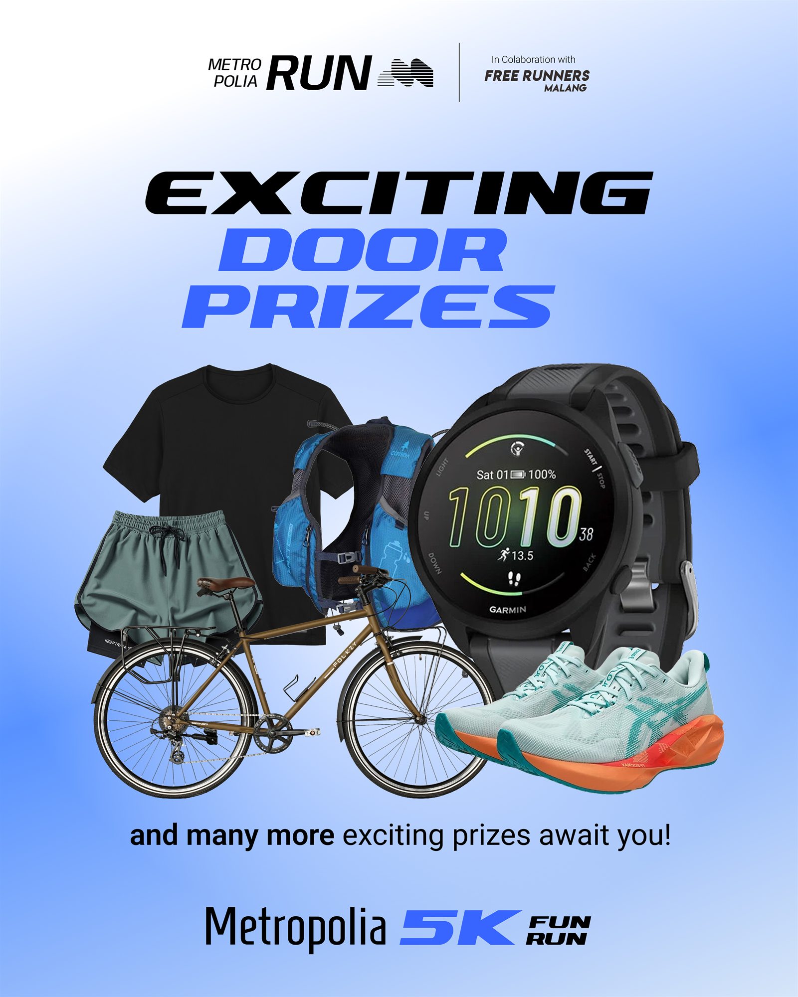 Poster doorprize Metropolia Fun Run 5K