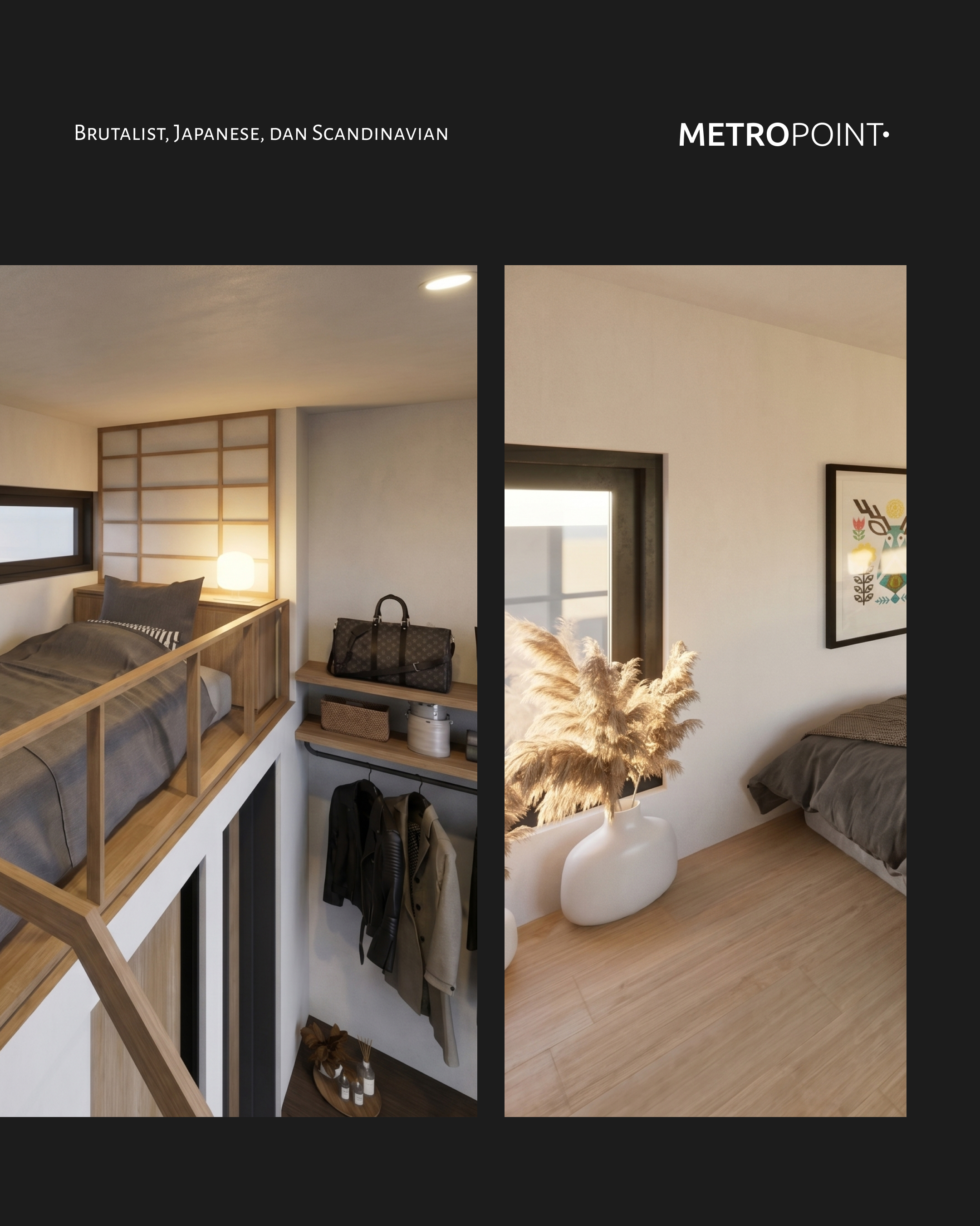 MetroPoint — Japanese & Scandinavian room