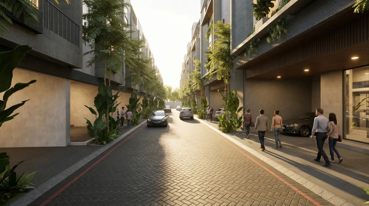 Kawasan hunian modern MetroPoint di Jl. Sigura-Gura Malang
