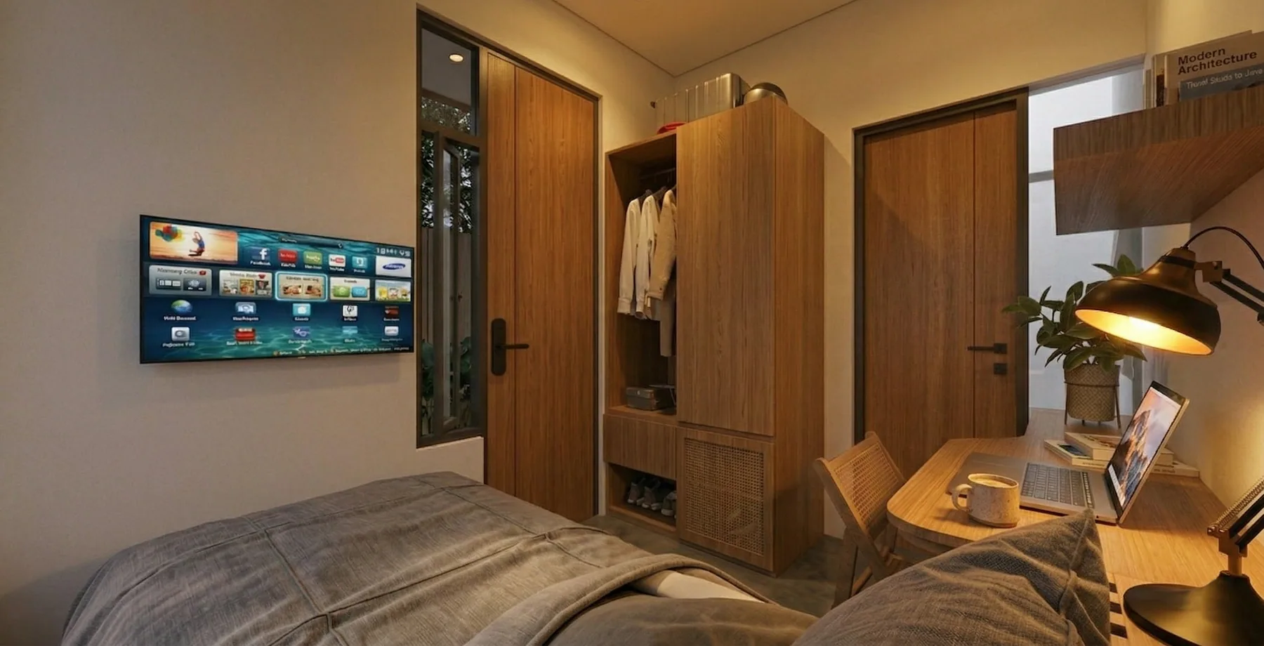 Interior Standar, penyimpanan dan bukaan MetroPoint di Jl. Sigura-Gura